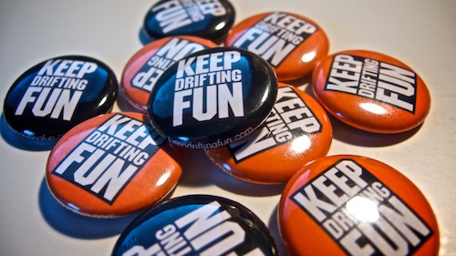 Keep Drifting Fun buttons